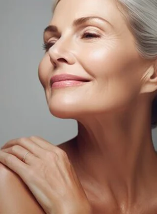 Happy woman enjoying rejuvenation